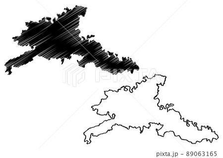 Agra district (Uttar Pradesh State, Republic of India) map vector illustration, scribble sketch Agra map Agra district (Uttar Pradesh State, Republic of India) map vector illustration, scribble sketch Agra map 89063165