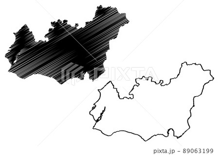 Anand district (Gujarat State, Republic of India) map vector illustration, scribble sketch Anand map Anand district (Gujarat State, Republic of India) map vector illustration, scribble sketch Anand map 89063199