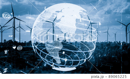 Environmental conservation technology and approaching global sustainable ESG 89065225