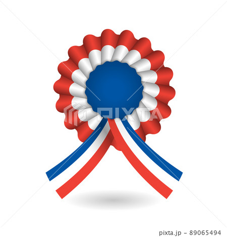 National tricolor cockade of France 89065494