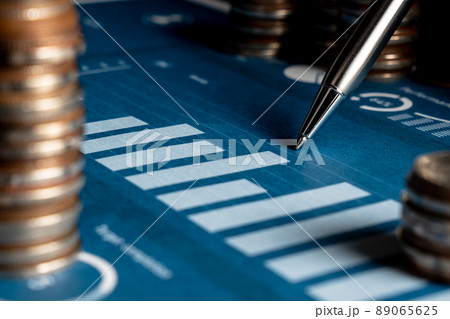 Pile of gold coins stack in finance treasury deposit bank account for saving Pile of gold coins stack in finance treasury deposit bank account for saving 89065625