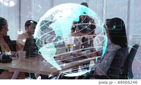 Conceptual vision of business people in corporate staff meeting 89066246