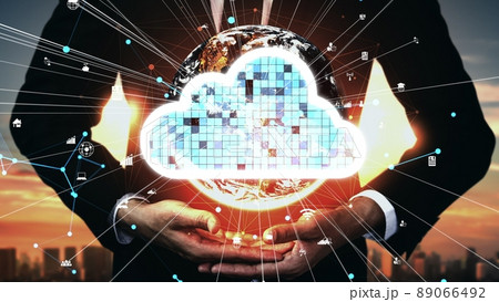 Conceptual cloud computing and data storage technology for future innovation 89066492