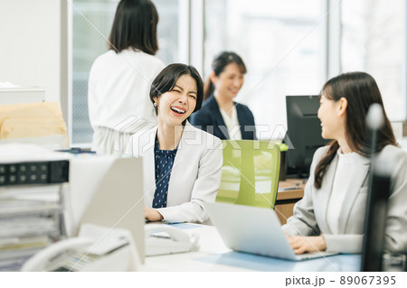 office worker Proud Office Worker Looking Away Stock Photo - Download