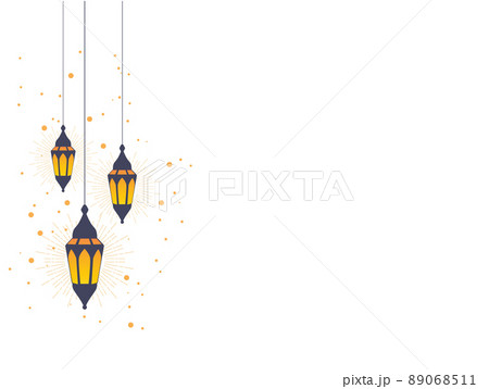Colorful hanging lanterns for Islamic Holy Month, Ramadan Kareem Colorful hanging lanterns for Islamic Holy Month, Ramadan Kareem 89068511