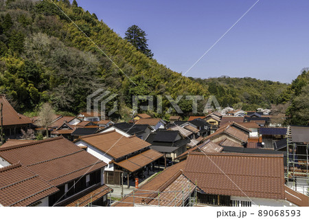 石見銀山大森町並み　島根県大田市 89068593