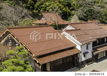 石見銀山大森町並み　島根県大田市 89068628