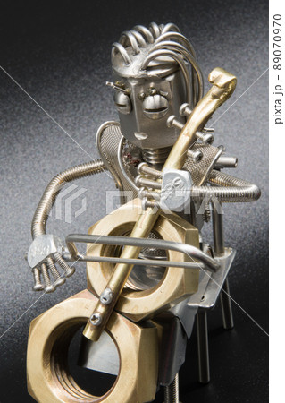 チェロ奏者のフィギア・メタルフィギア 89070970