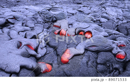マグマ　ハワイ島　キラウエア火山 89071533