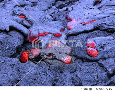 マグマ ハワイ島 キラウエア火山 マグマ ハワイ島 キラウエア火山 89071535