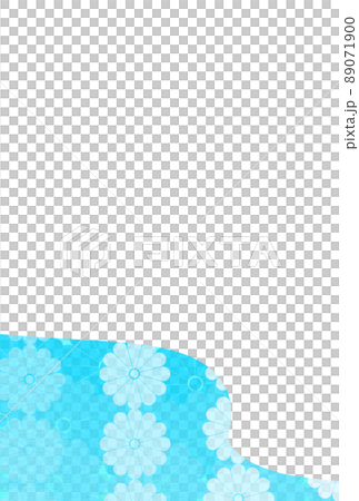 菊花淡藍色 89071900