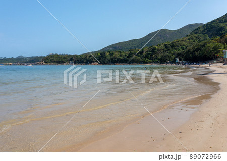 Beautiful sandy beach in Hong Kong, Clear Water Bay Second Beach 23 April 2022 Beautiful sandy beach in Hong Kong, Clear Water Bay Second Beach 23 April 2022 89072966