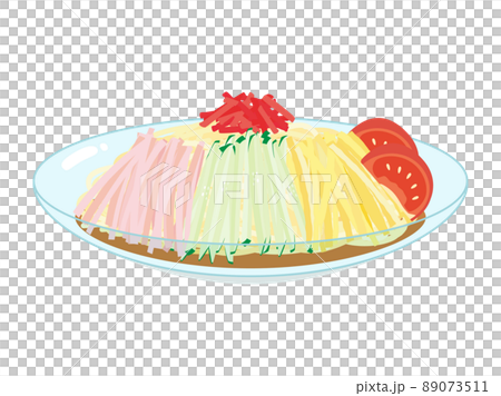 冷やし中華のイラスト 89073511