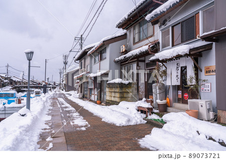 《富山県》雪景色の内川・日本のベニス 《富山県》雪景色の内川・日本のベニス 89073721