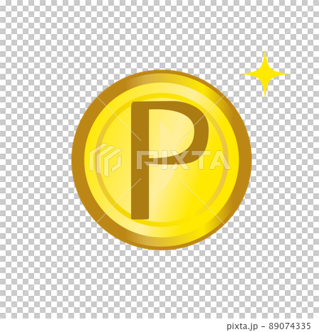 Point coin from the front Point coin from the front 89074335