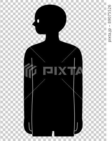 人体・男性・女性／シルエット 89075526