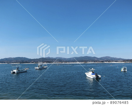 ワカメ漁（大島ワカメ）気仙沼大島　震災十年後　3/11 宮城県気仙沼市 89076485