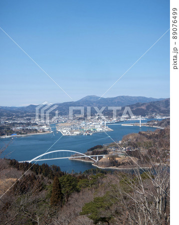 亀山展望台　震災十年後　3/11宮城県気仙沼市 89076499