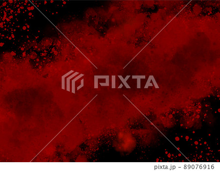 夏の夜の怖い話背景にどうぞ。血飛沫飛び散るホラー背景 89076916