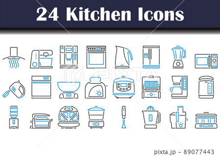 Kitchen Icon Set Kitchen Icon Set 89077443