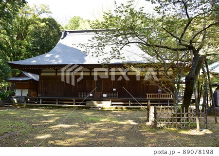 箱根町 早雲寺の本堂と新緑 箱根町 早雲寺の本堂と新緑 89078198