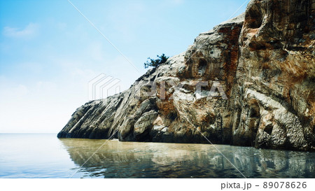 Coastline with ocean and rocks Coastline with ocean and rocks 89078626