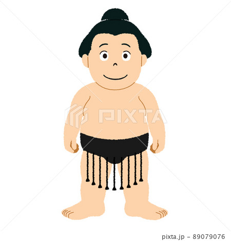 相撲男子のイラスト 89079076