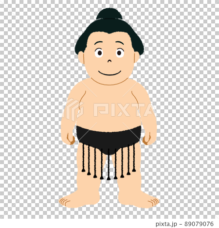 相撲男子のイラスト 89079076