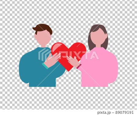 Men and women couples with hearts love weddings, anniversaries and valentine's day illustrations Men and women couples with hearts love weddings, anniversaries and valentine's day illustrations 89079191