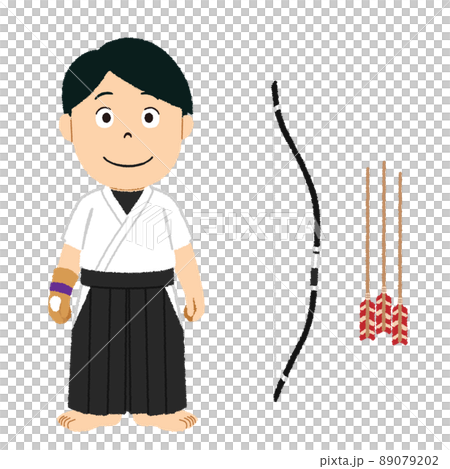 弓道男孩圖 89079202