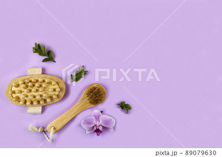 Natural organic eco cosmetics. Copy space. 89079630
