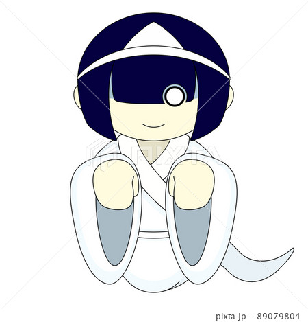 お化けの女の子のイラスト お化けの女の子のイラスト 89079804