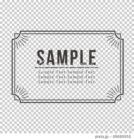 Simple and stylish classic decorative frame Simple and stylish classic decorative frame 89080958