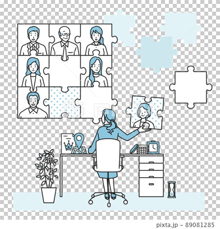 雇用を検討するOL 89081285