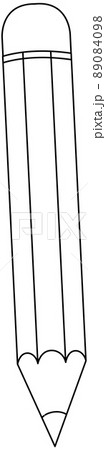 Pencil black and white doodle character Pencil black and white doodle character 89084098