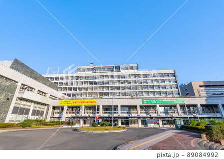 宮城県仙台市　快晴の仙台市役所 89084992