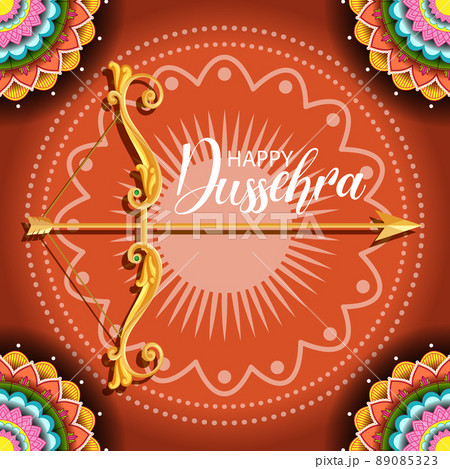 Happy Dussehra festival poster design 89085323
