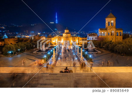 Tsminda Sameba Gate and bell tower, Tbilisi 89085649