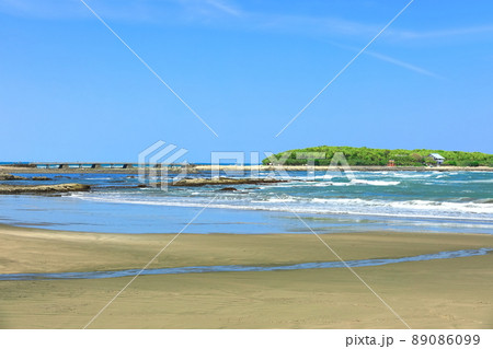 【宮崎県】晴天下の青島(鬼の洗濯板) 【宮崎県】晴天下の青島(鬼の洗濯板) 89086099