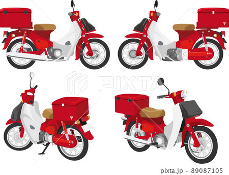 郵便局のバイク 89087105