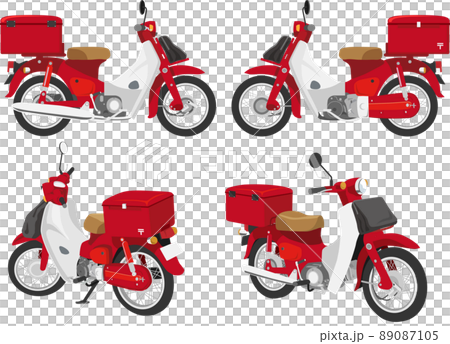 郵便局のバイク 89087105