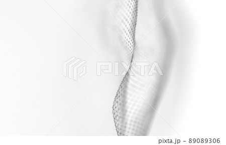 Abstract White Geometrical Background . Connection structure. Science background. Futuristic Technology HUD Element . onnecting dots and lines . Big data visualization and Business . 89089306
