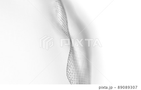 Abstract White Geometrical Background . Connection structure. Science background. Futuristic Technology HUD Element . onnecting dots and lines . Big data visualization and Business . 89089307