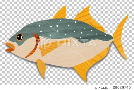 Giant trevally wandering the sea 89089740