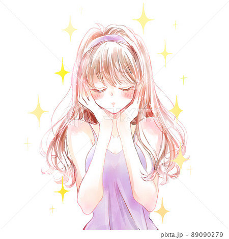 うっとりしている女性 うっとりしている女性 89090279