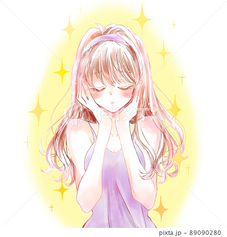 うっとりしている女性 うっとりしている女性 89090280