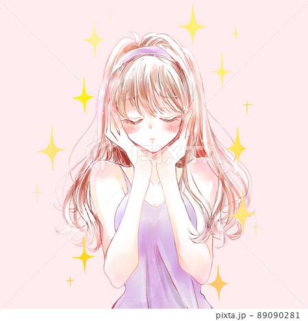 うっとりしている女性 うっとりしている女性 89090281