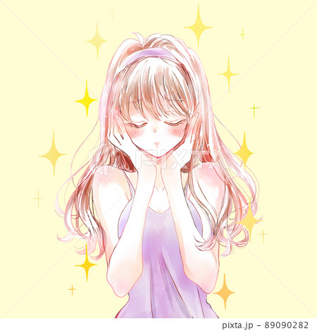うっとりしている女性 うっとりしている女性 89090282