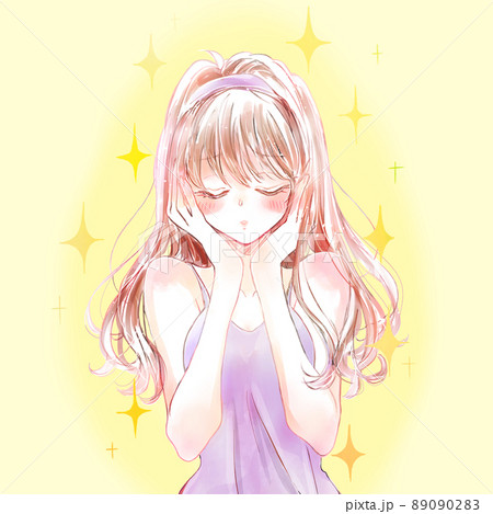 うっとりしている女性 うっとりしている女性 89090283