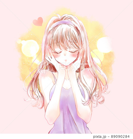 うっとりしている女性 恋 うっとりしている女性 恋 89090284